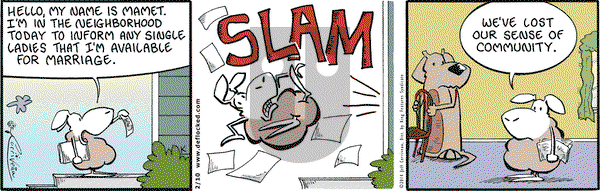 DeFlocked on Monday February 10, 2014 Comic Strip