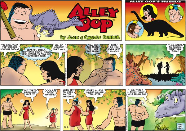 Alley Oop on Sunday December 6, 2009 Comic Strip