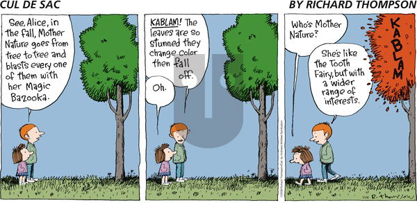 Cul de Sac on Sunday November 4, 2018 Comic Strip