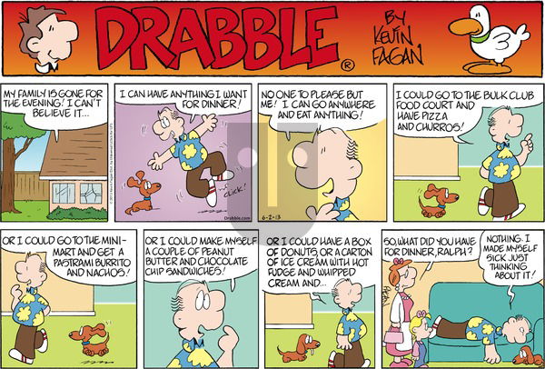 Drabble on Sunday June 2, 2013 Comic Strip