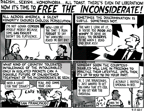 Ted Rall on Monday April 15, 2002 Comic Strip