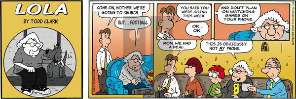 Lola on Sunday November 12, 2017 Comic Strip