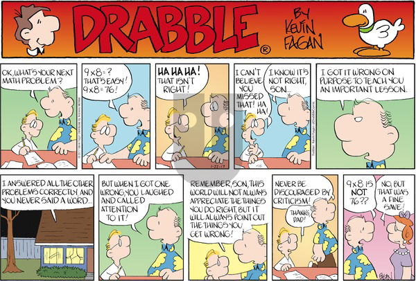 Drabble - Sunday January 22, 2017 Comic Strip
