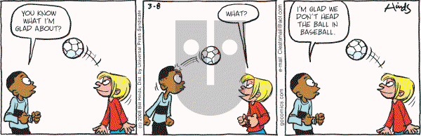 Cleats - Saturday March 8, 2008 Comic Strip