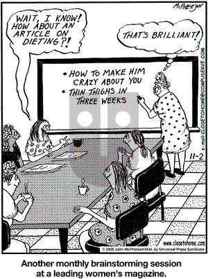 Close to Home on Thursday November 2, 2000 Comic Strip
