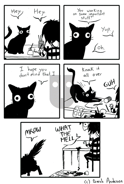 Sarah's Scribbles - Saturday June 7, 2014 Comic Strip