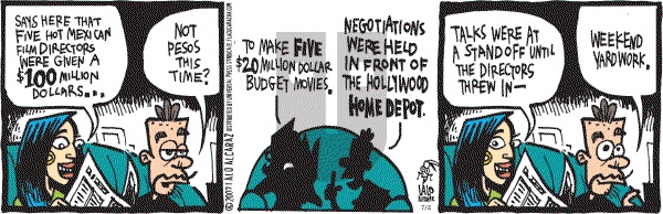 La Cucaracha on Wednesday July 4, 2007 Comic Strip