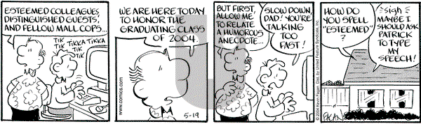 Drabble on Friday August 27, 2004 Comic Strip