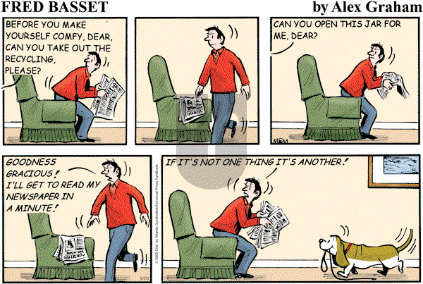 Fred Basset on Sunday September 20, 2009 Comic Strip