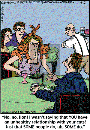 Close to Home on Tuesday April 2, 2019 Comic Strip