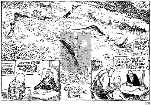 Pat Oliphant on Thursday February 28, 2008 Comic Strip