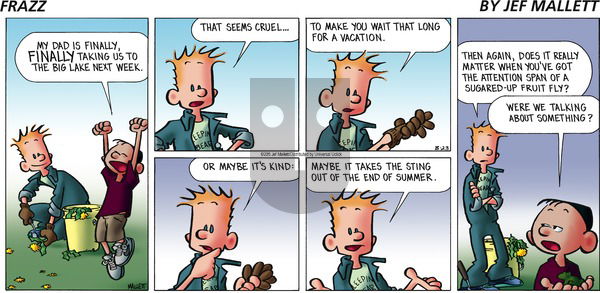 Frazz on Sunday August 23, 2015 Comic Strip