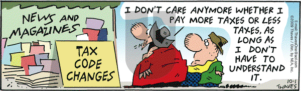 Frank and Ernest on Thursday October 1, 2009 Comic Strip