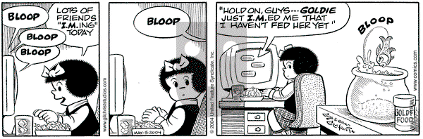 Nancy on Wednesday May 5, 2004 Comic Strip