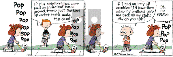 Cul de Sac on Saturday July 25, 2009 Comic Strip