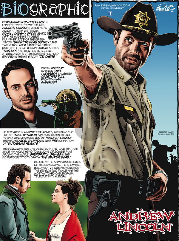 Biographic on Sunday August 26, 2012 Comic Strip