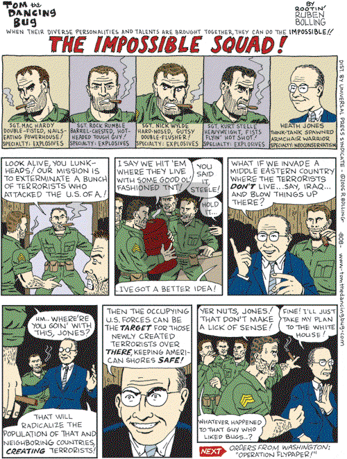 Tom the Dancing Bug on Saturday July 1, 2006 Comic Strip