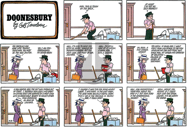 Doonesbury on Sunday August 22, 1982 Comic Strip