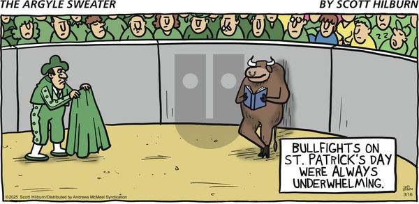 The Argyle Sweater on Sunday March 16, 2025 Comic Strip