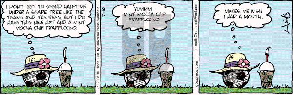 Cleats - Thursday July 10, 2008 Comic Strip