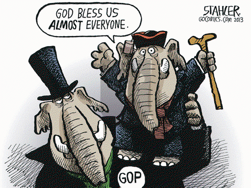 Jeff Stahler on Wednesday December 25, 2013 Comic Strip