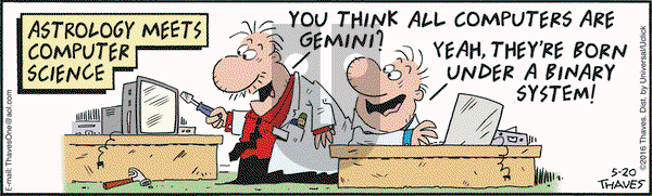 Frank and Ernest on Friday May 20, 2016 Comic Strip