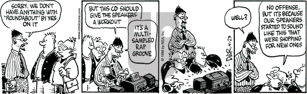 Betty on Thursday April 23, 1998 Comic Strip