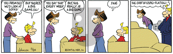 Arlo and Janis on Saturday November 24, 2007 Comic Strip