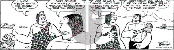 Alley Oop on Wednesday April 20, 2005 Comic Strip