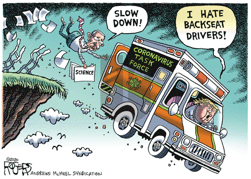 Rob Rogers on Friday May 15, 2020 Comic Strip