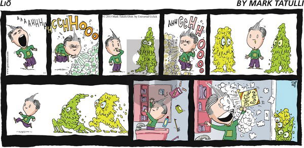 Lio on Sunday March 8, 2015 Comic Strip