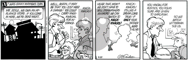 Doonesbury on Thursday September 29, 1994 Comic Strip
