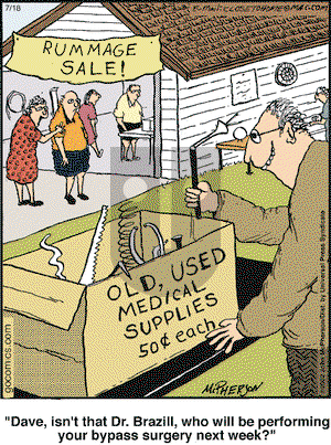 Close to Home on Monday July 18, 2011 Comic Strip