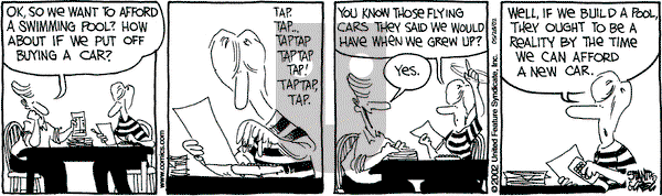 The Buckets - Tuesday May 28, 2002 Comic Strip