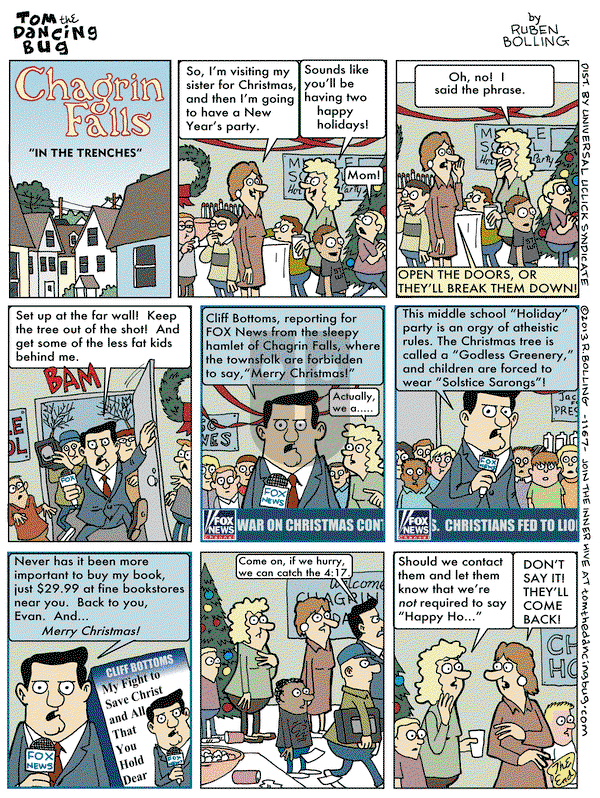 Tom the Dancing Bug on Friday December 13, 2013 Comic Strip