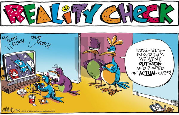 Reality Check on Sunday July 15, 2018 Comic Strip