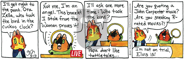 Breaking Cat News on Tuesday May 13, 2025 Comic Strip