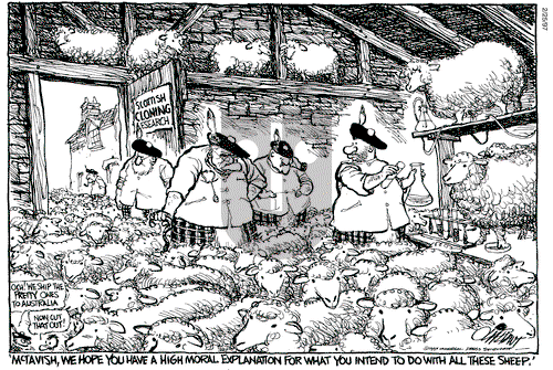 Pat Oliphant on Tuesday February 25, 1997 Comic Strip
