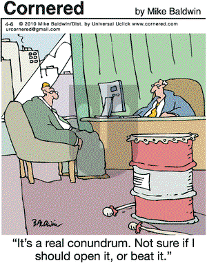 Cornered on Tuesday April 6, 2010 Comic Strip
