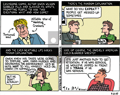 Ted Rall on Saturday September 8, 2007 Comic Strip
