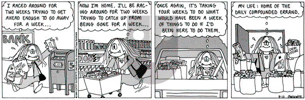 Cathy Classics on Wednesday December 14, 1994 Comic Strip