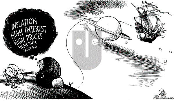 Pat Oliphant - Wednesday August 26, 1981 Comic Strip