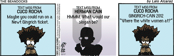 La Cucaracha on Saturday December 17, 2011 Comic Strip