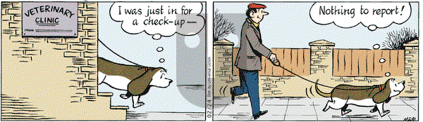 Fred Basset on Friday February 24, 2012 Comic Strip