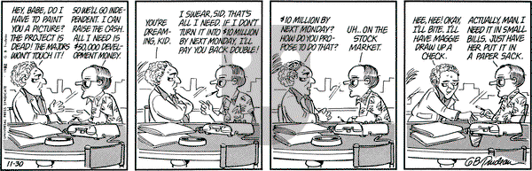 Doonesbury on Tuesday November 30, 1982 Comic Strip