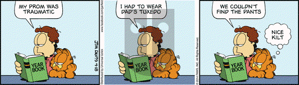 Garfield on Friday April 18, 2014 Comic Strip