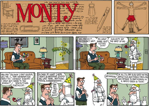 Monty on Sunday December 29, 2013 Comic Strip