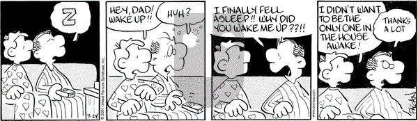 Drabble on Tuesday July 24, 2001 Comic Strip