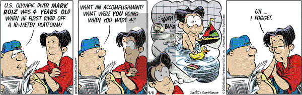 Baldo on Monday September 11, 2000 Comic Strip