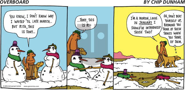 Overboard on Sunday March 30, 2014 Comic Strip